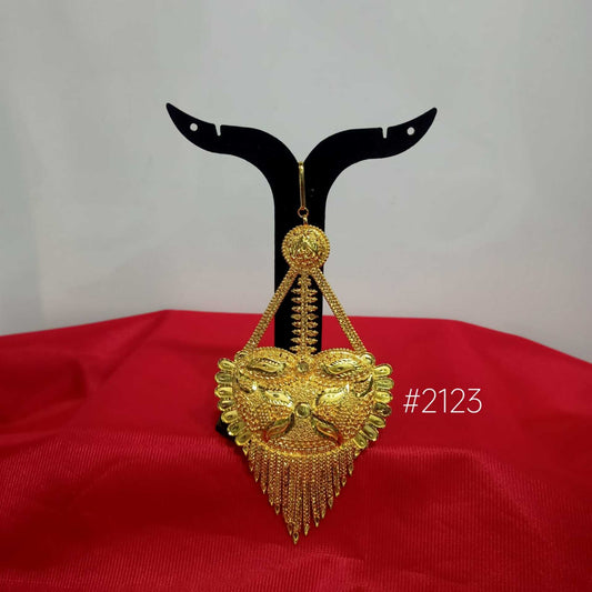 Gold Plated Maang Tika PMJ Model No: 2123