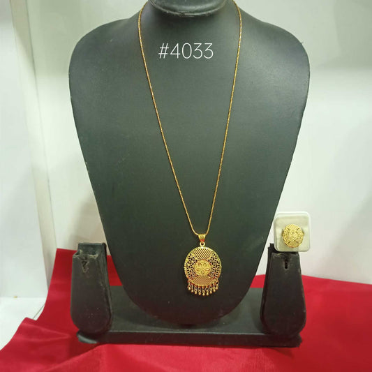 Gold Plated Pendant, PMJ Model No: 4033