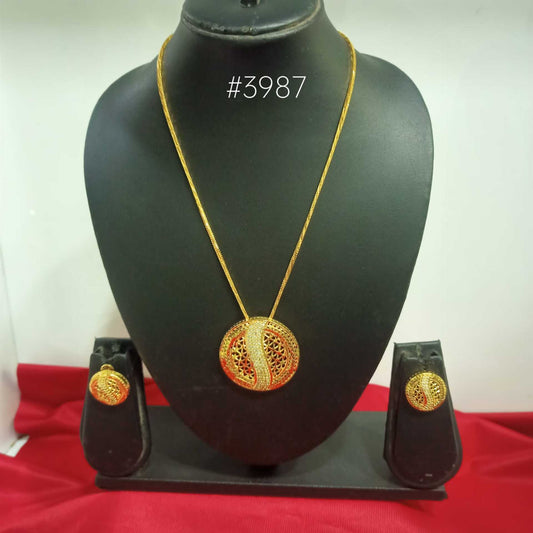 Gold Plated Pendant, PMJ Model No: 3987