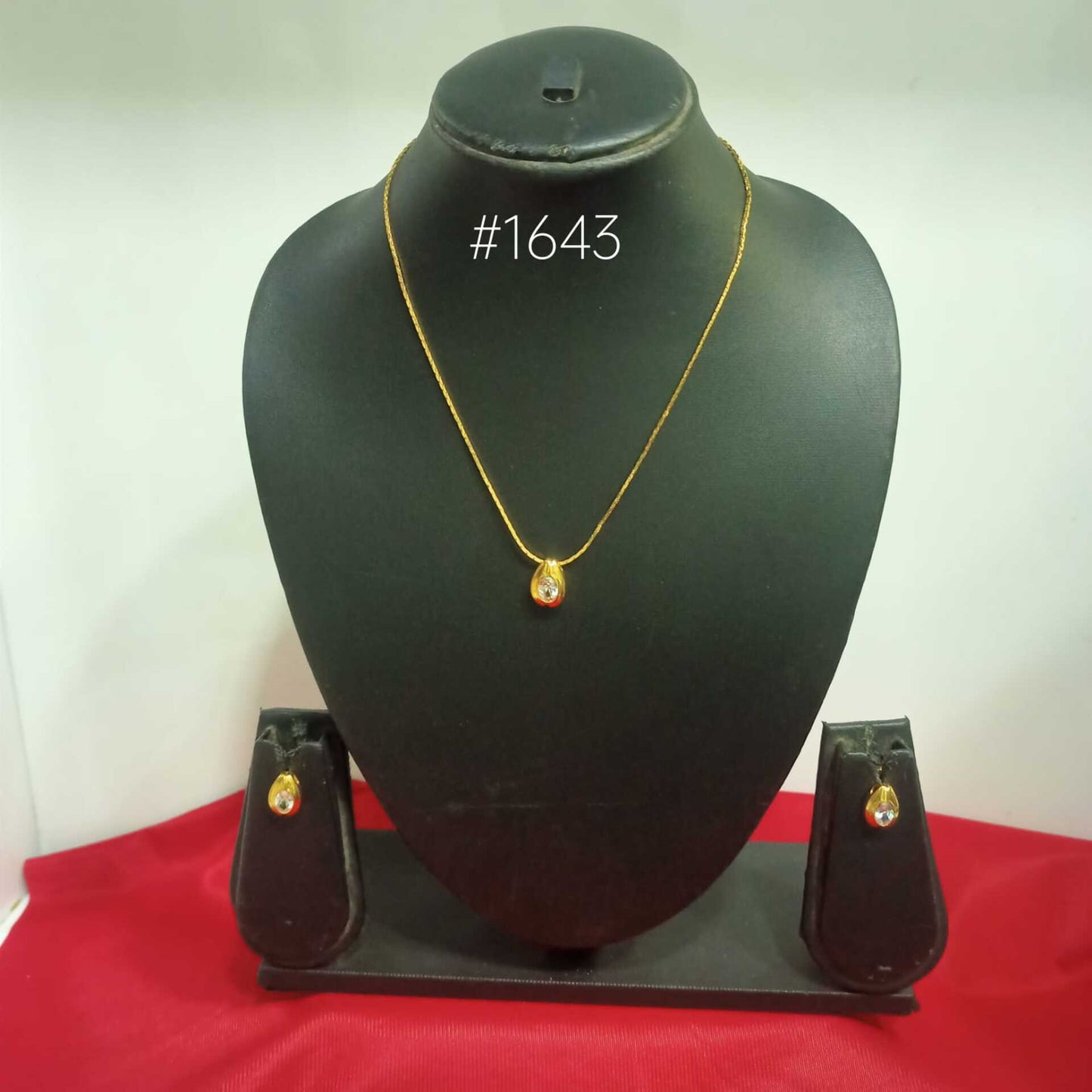 PMJ Indian Gold Plated Chain with Style Pendant Jewelry Sale Model No: 1643