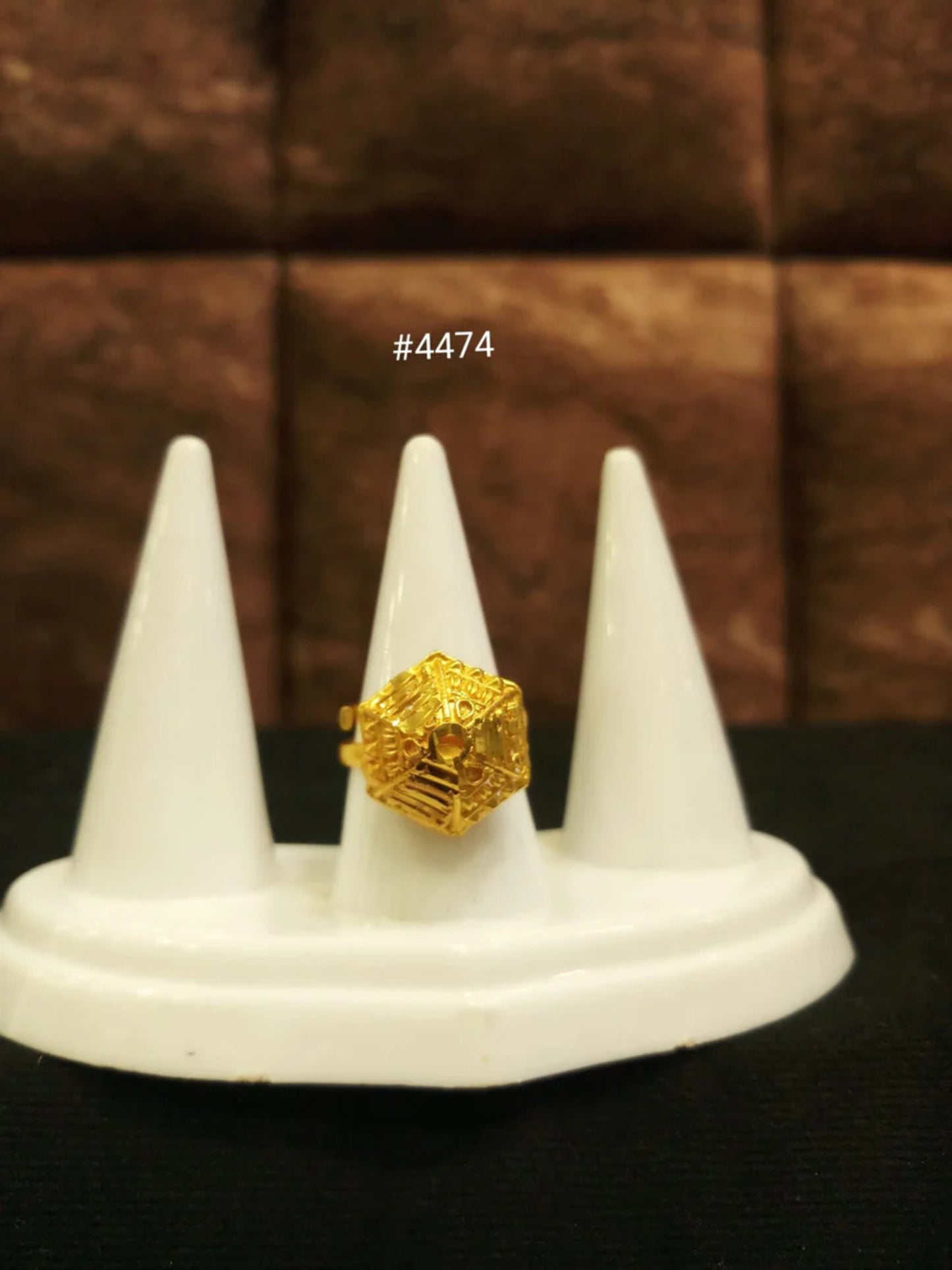 Gold Plated Finger Rings, PMJ Model No: 4474