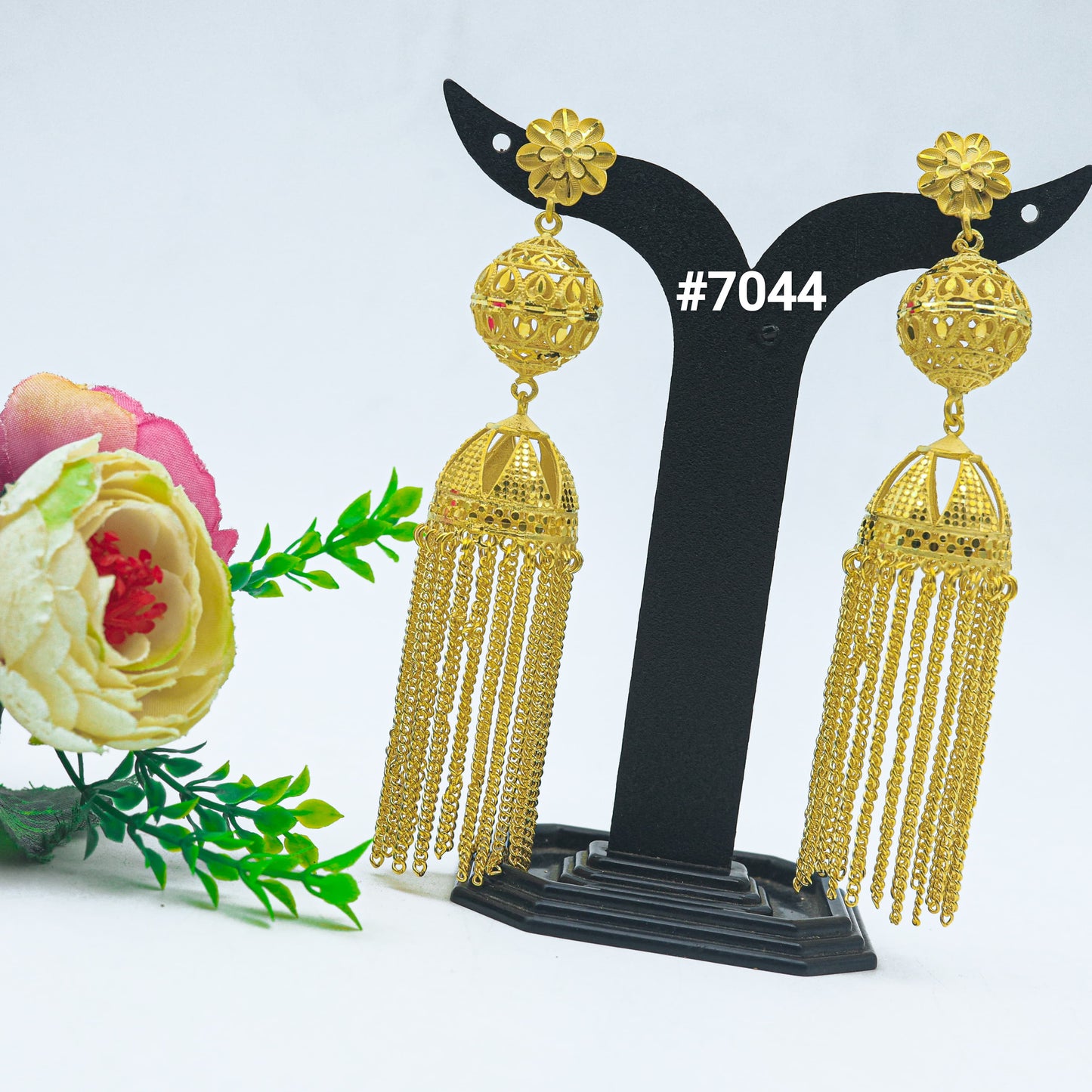 Gold Plated EARRING 1 Gram Gold Plated Jewellery PMJ Model No : 7044