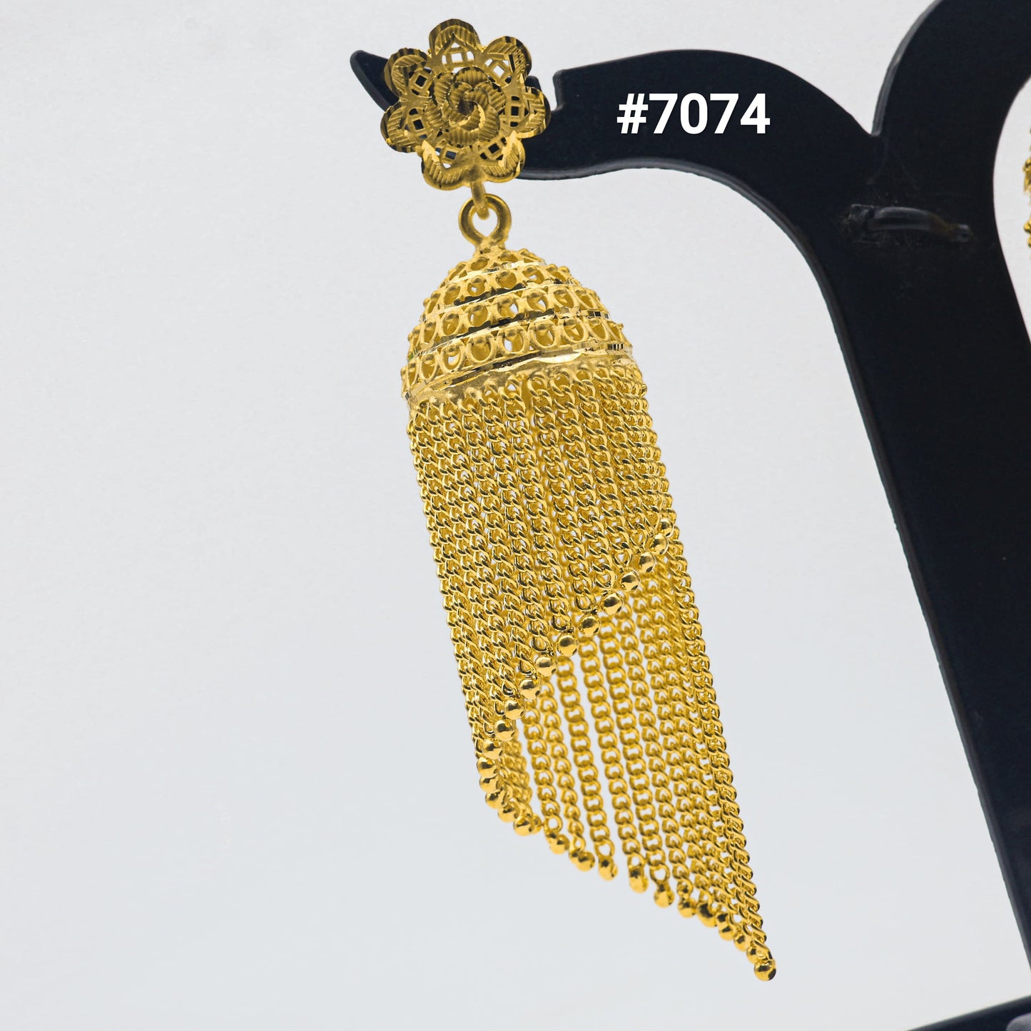 Gold Plated EARRING 1 Gram Gold Plated Jewellery PMJ Model No : 7074