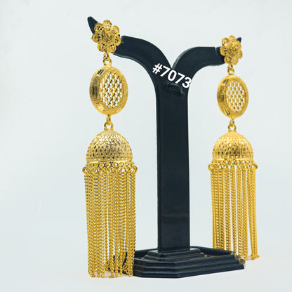 Gold Plated EARRING 1 Gram Gold Plated Jewellery PMJ Model No : 7073