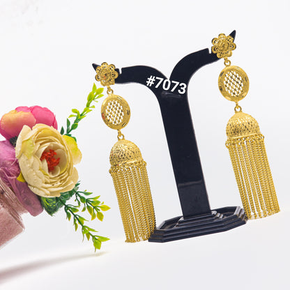 Gold Plated EARRING 1 Gram Gold Plated Jewellery PMJ Model No : 7073
