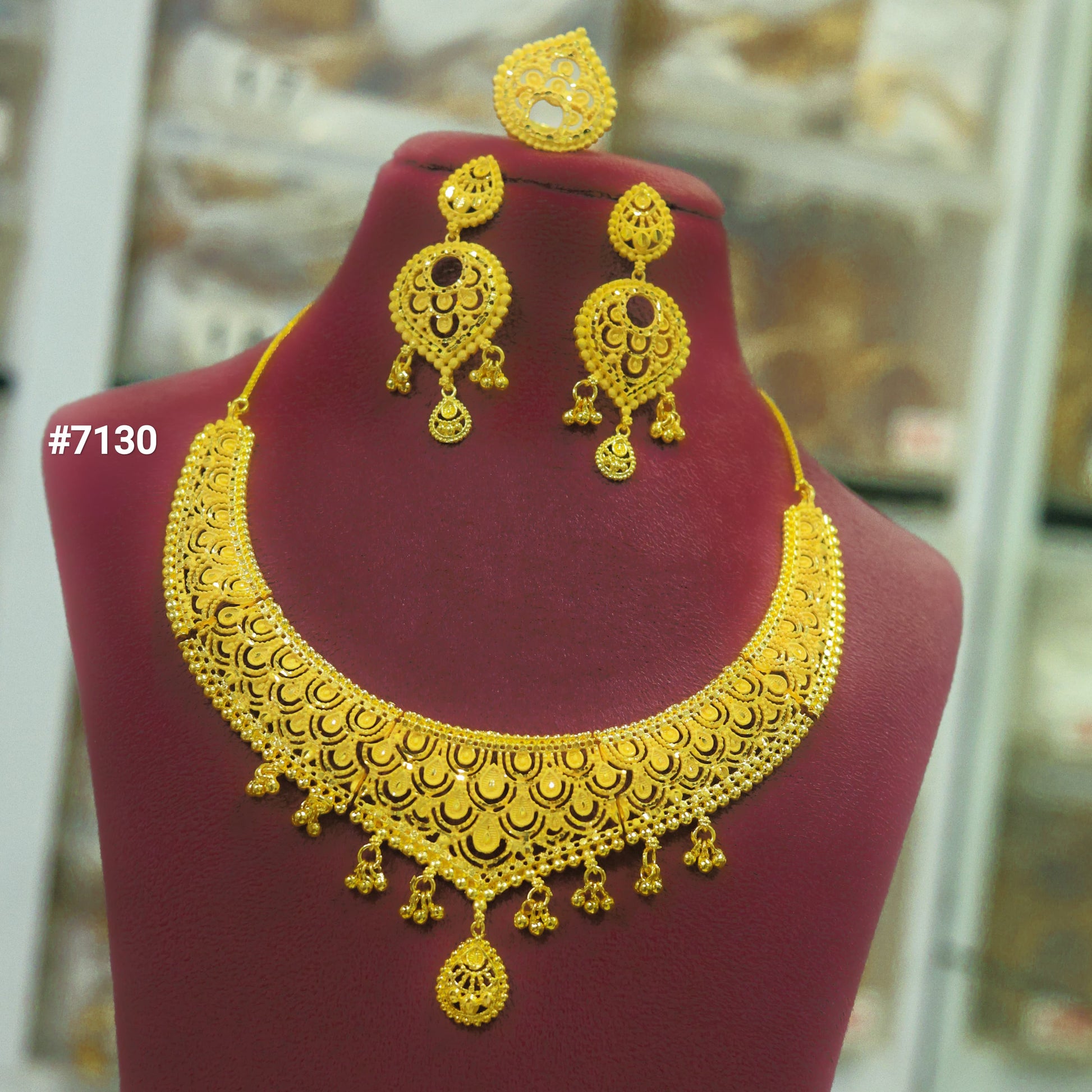 Gold Covering Latest One Gram Jewellery Gold Plated Short