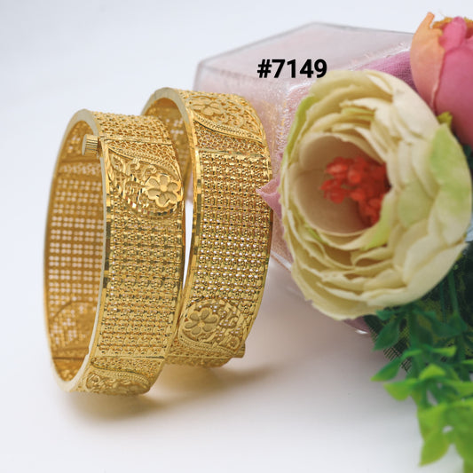 Gold Plated BANGLE 1 Gram Gold Plated Jewellery PMJ Model No : 7149