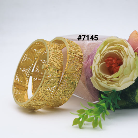 Gold Plated BANGLE 1 Gram Gold Plated Jewellery PMJ Model No : 7145