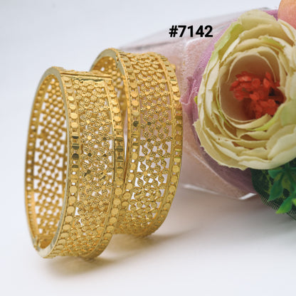 Gold Plated BANGLE 1 Gram Gold Plated Jewellery PMJ Model No : 7142