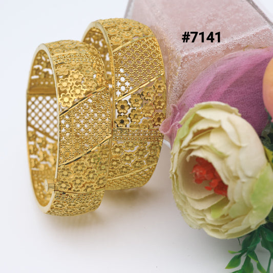 Gold Plated BANGLE 1 Gram Gold Plated Jewellery PMJ Model No : 7141