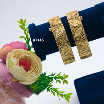 Gold Plated BANGLE 1 Gram Gold Plated Jewellery PMJ Model No : 7145
