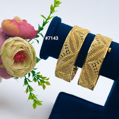 Gold Plated BANGLE 1 Gram Gold Plated Jewellery PMJ Model No : 7143