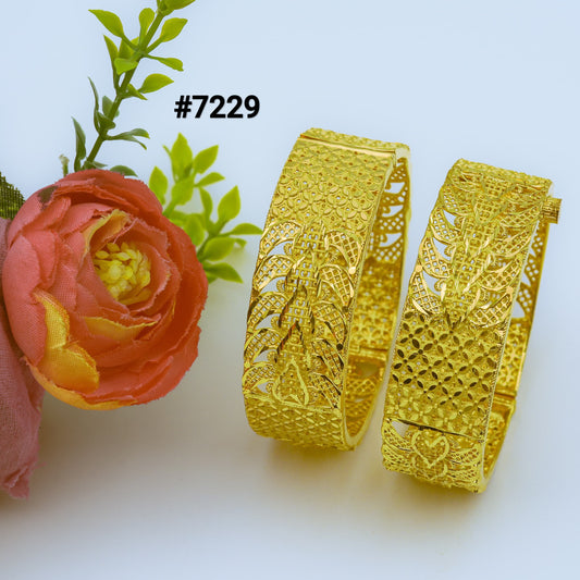 Gold Plated BANGLE 1 Gram Gold Plated Jewellery PMJ Model No : 7229