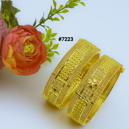 Gold Plated BANGLE 1 Gram Gold Plated Jewellery PMJ Model No : 7223