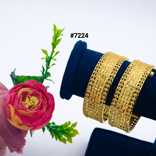 Gold Plated BANGLE 1 Gram Gold Plated Jewellery PMJ Model No : 7224