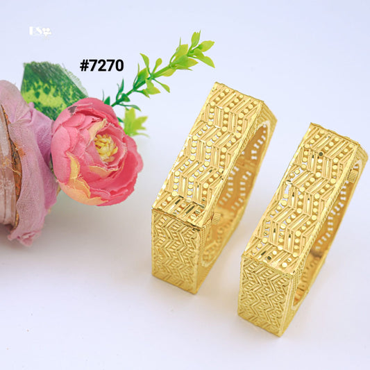 Gold Plated Jewellery, Bangles PMJ Model No : 7270