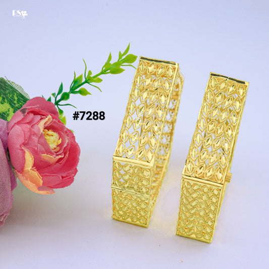 Gold Plated BANGLE 1 Gram Gold Plated Jewellery PMJ Model No : 7288