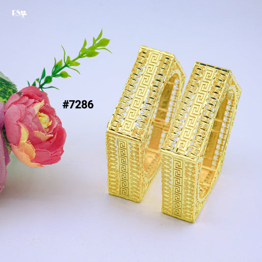 Gold Plated BANGLE 1 Gram Gold Plated Jewellery PMJ Model No : 7286