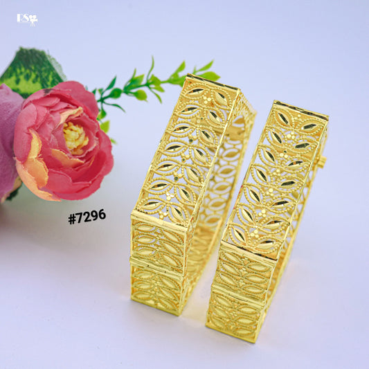 Gold Plated BANGLE 1 Gram Gold Plated Jewellery PMJ Model No : 7296