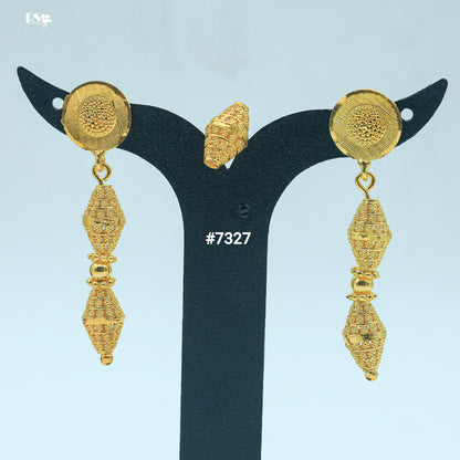 Gold Plated LONG NECKLACE 1 Gram Gold Plated Jewellery PMJ Model No : 7327