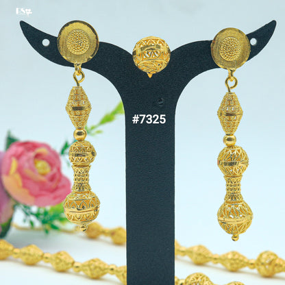 Gold Plated LONG NECKLACE 1 Gram Gold Plated Jewellery PMJ Model No : 7325