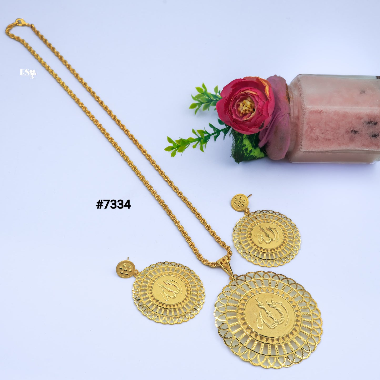 Gold Plated LONG NECKLACE 1 Gram Gold Plated Jewellery PMJ Model No : 7334