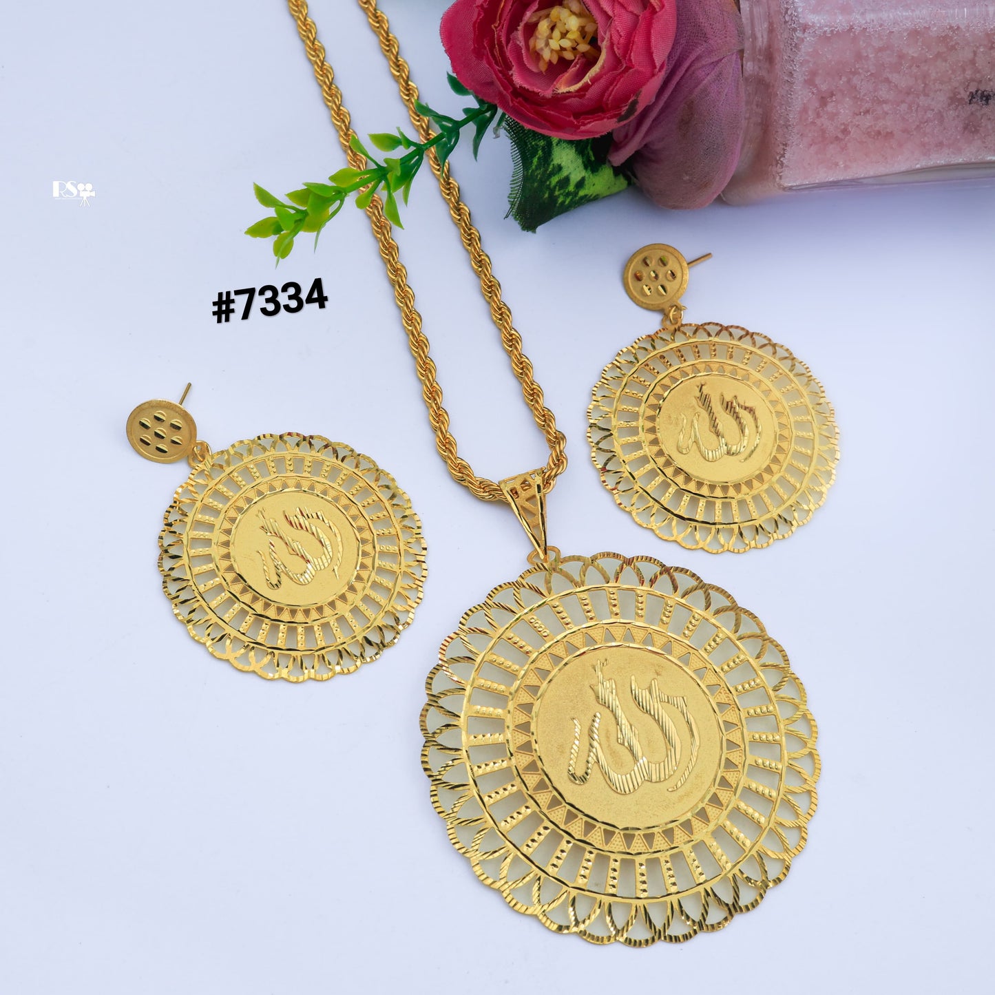 Gold Plated LONG NECKLACE 1 Gram Gold Plated Jewellery PMJ Model No : 7334