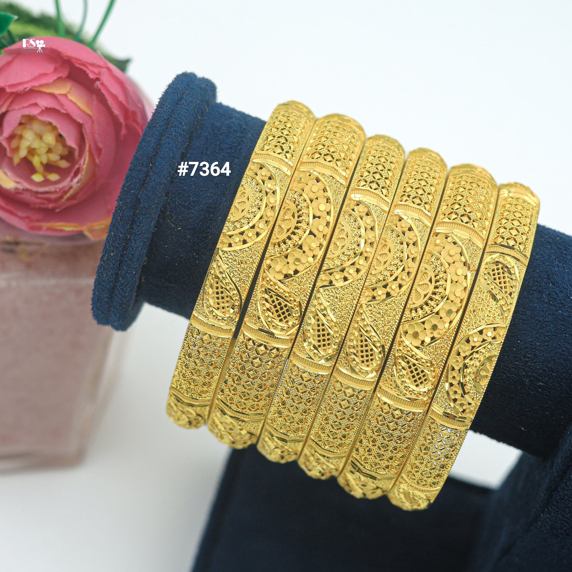 Gold Plated BANGLE Gram Gold Plated Jewellery Pcs Bangle Set