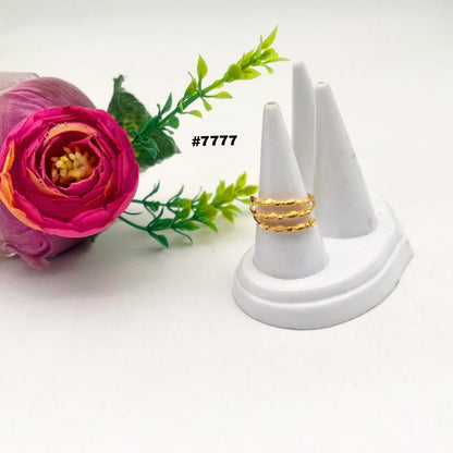 Gold Plated Finger Rings, PMJ Model No: 7777