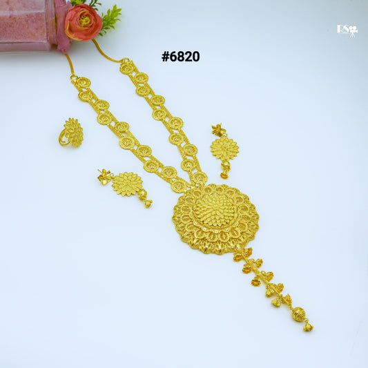 Gold Plated Long Necklaces, PMJ Model No: 6820