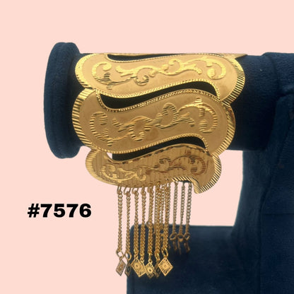 Gold Plated Jalar Bracelet Model no : 7576