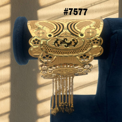 Gold Plated Jalar Bracelet Model no : 7577