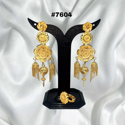 Gold Plated Jewellery, Earrings PMJ Model No : 7604