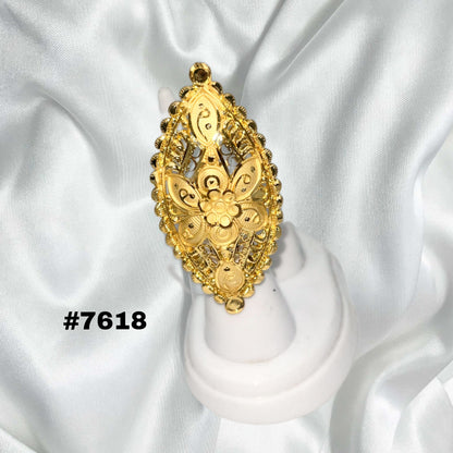 Gold Plated Finger Ring 1 Gram Gold Plated Jewellery PMJ Model No: 7618