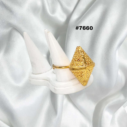Gold Plated Finger Ring, PMJ Model No: 7660