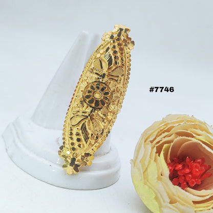 Gold Plated Finger Ring 1 Gram Gold Plated Jewellery PMJ Model No : 7746