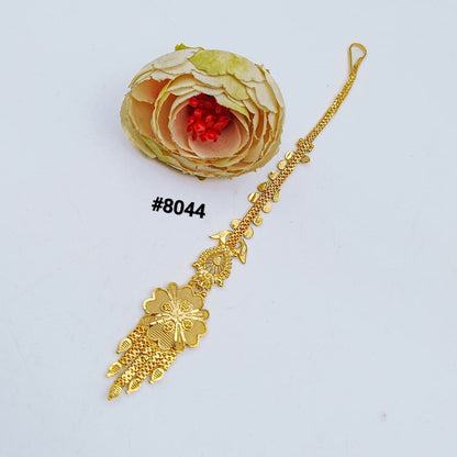Gold Plated Maang Tika 5 Gram Gold Plated Jewellery PMJ Model No : 8044