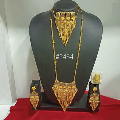 African Bijoux Gold Plated Necklace