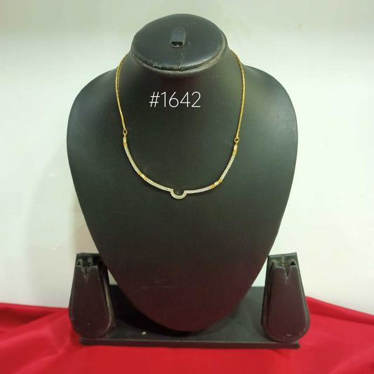 PMJ Indian Gold Plated Chain with Style Pendant Jewelry Sale MODEL : 1642