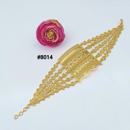Gold Plated Bracelet 5 Gram Gold Plated Jewellery PMJ Model No : 8014