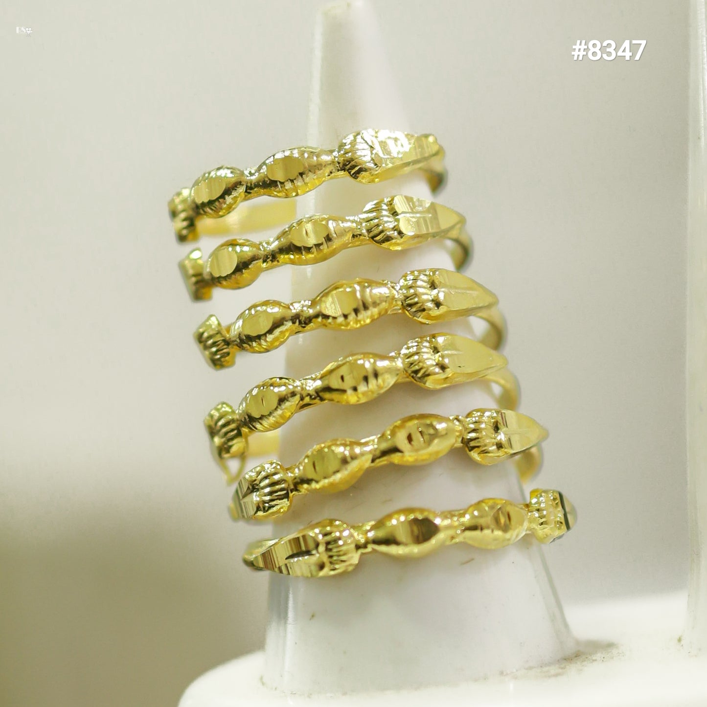 Gold Plated Finger Ring 5 Gram Gold Plated Jewellery PMJ Model No : 8347
