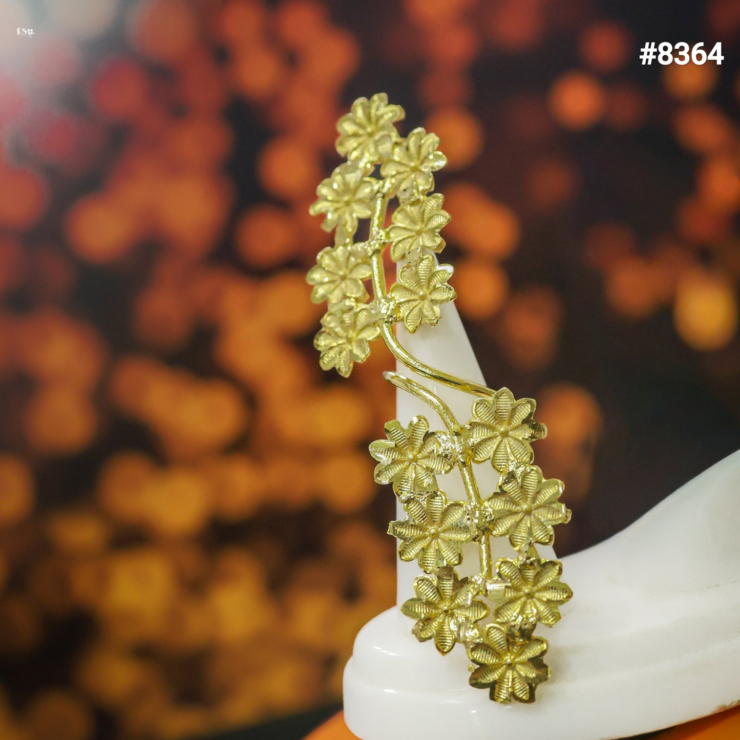 Gold Plated Finger Ring 5 Gram Gold Plated Jewellery PMJ Model No : 8364