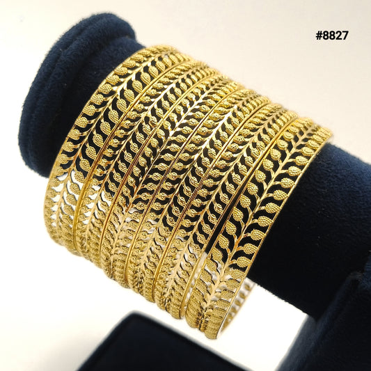 Gold Plated BANGLE 5 Gram Gold Plated Jewellery PMJ Model No : 8827