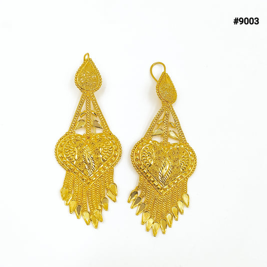 Gold Plated EARRING 1 Gram Gold Plated Jewellery PMJ Model No : 9003