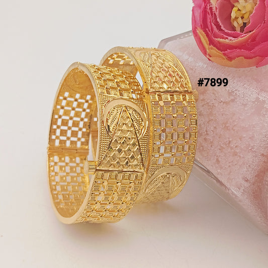 Gold Plated BANGLE 5 Gram Gold Plated Jewellery PMJ Model No : 7899