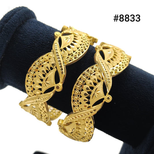 Gold Plated BANGLE 5 Gram Gold Plated Jewellery PMJ Model No : 8833