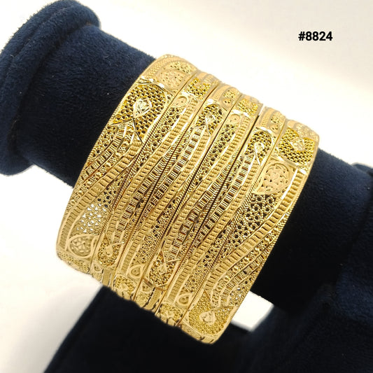Gold Plated BANGLE 5 Gram Gold Plated Jewellery PMJ Model No : 8824