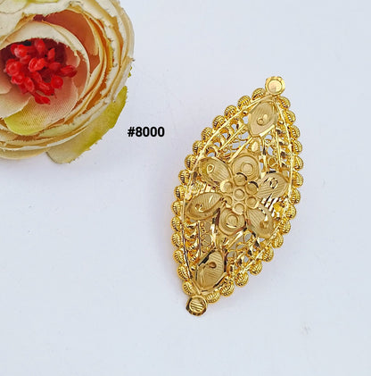 Gold Plated Finger Ring 5 Gram Gold Plated Jewellery PMJ Model No : 8000