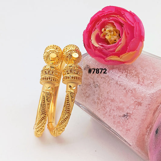 Gold Plated BANGLE 5 Gram Gold Plated Jewellery PMJ Model No : 7872