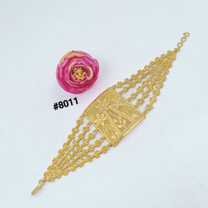 Gold Plated Bracelet 5 Gram Gold Plated Jewellery PMJ Model No : 8011